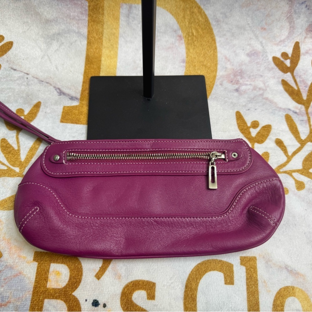 Cole Haan Alexa Fuschia Purple Leather Women's Bag